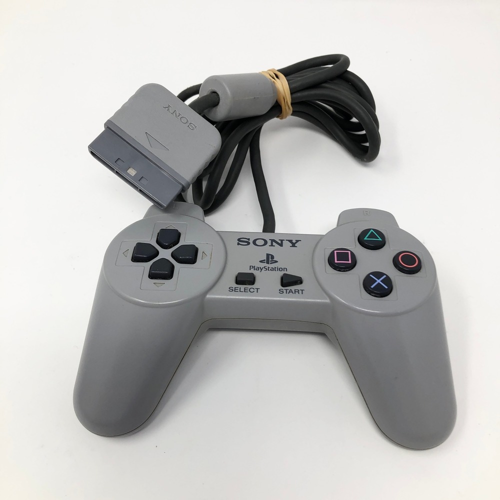 Sony SCPH-1080 Wired Game Controller Gray Tested Working